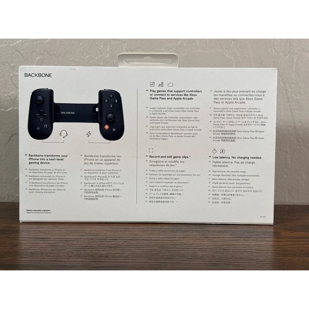 Backbone One 2nd Gen Mobile Gaming Controller for iPhone Lightning Black
